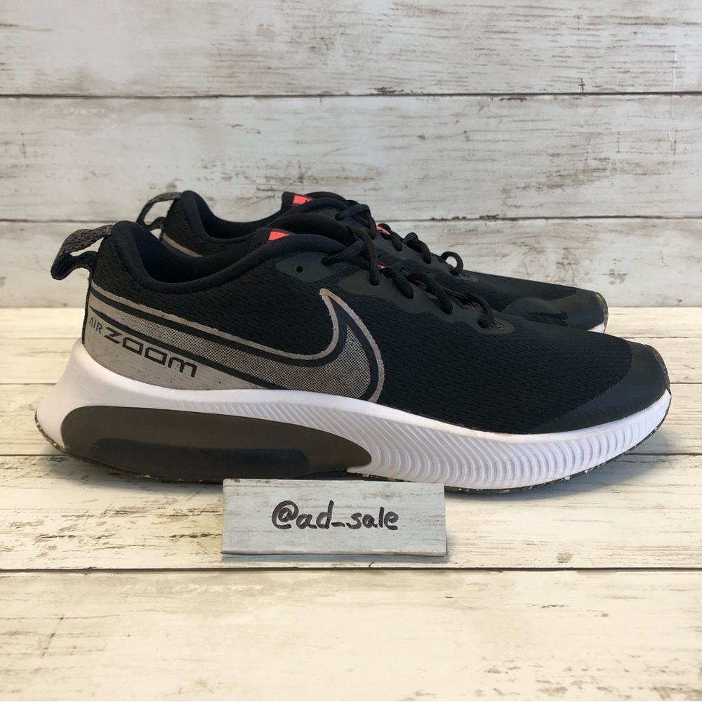 NIKE Air Zoom Arcadia Young’s Black/Grey Sneakers Size 6Y